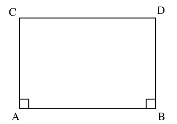 Figure 1. Diagram for Khayyam’s proof of the third proposition.