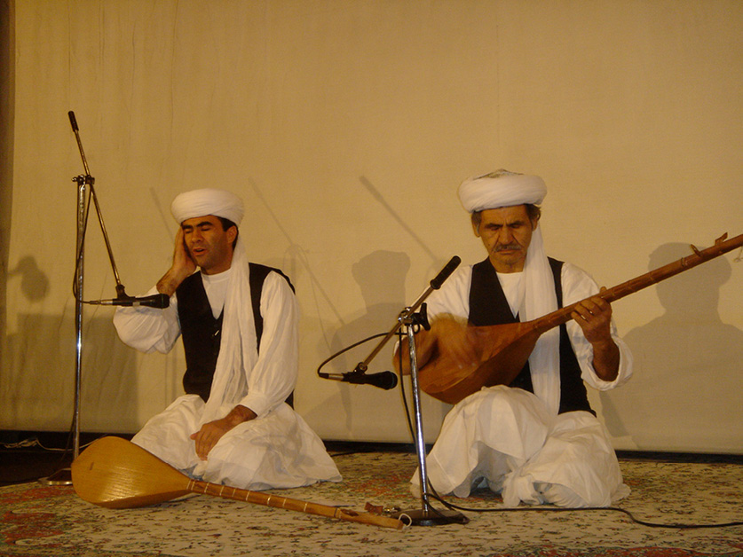 Plate III. Sarvar Aḥmadi and Ḥabib Ḥabibifar from Torbat-e Jām, Tehran, January 2006. Photograph by and courtesy of the author.
