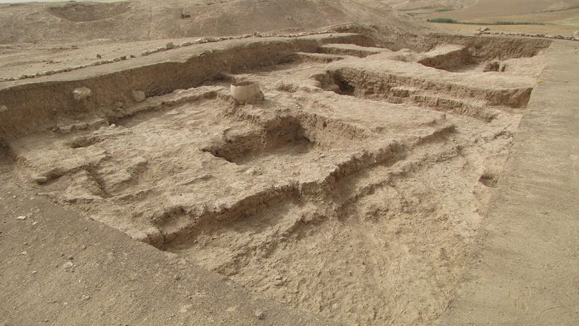 Figure 5. Remains of the Parthian/Sasanian administrative building in Area B-East (© MAFQS).